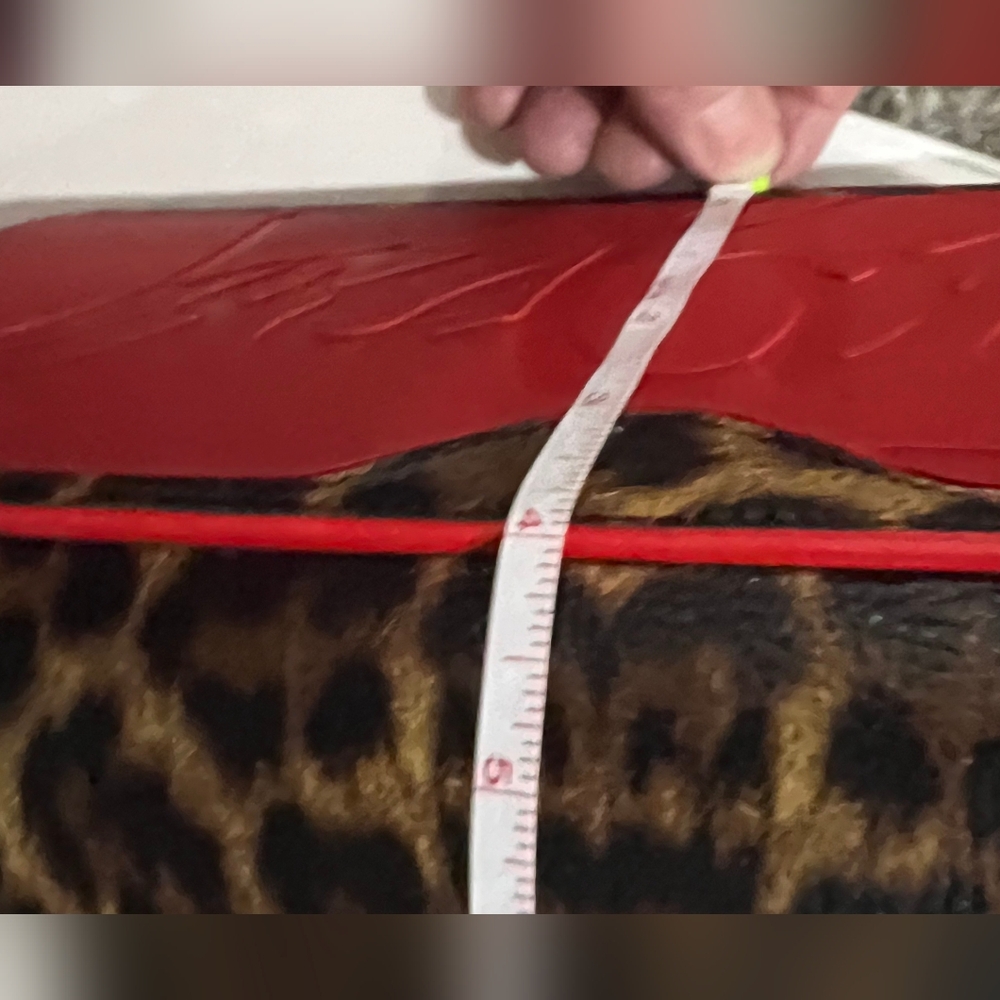 Christian Louboutin Cabata Small Leopard-Print Tote Bag With Pouch  Dustbag - Picture 7 of 16